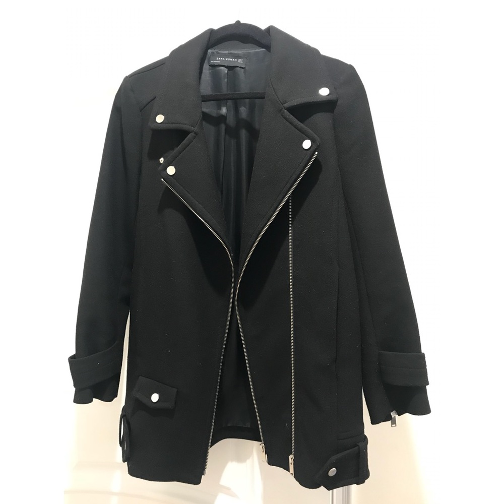 Zara Black longline jacket